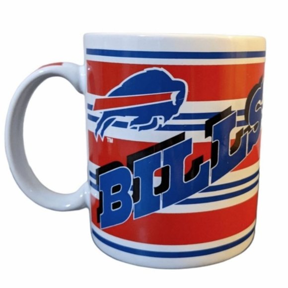VTG Buffalo Bills Red Blue White Coffee Mug NFL